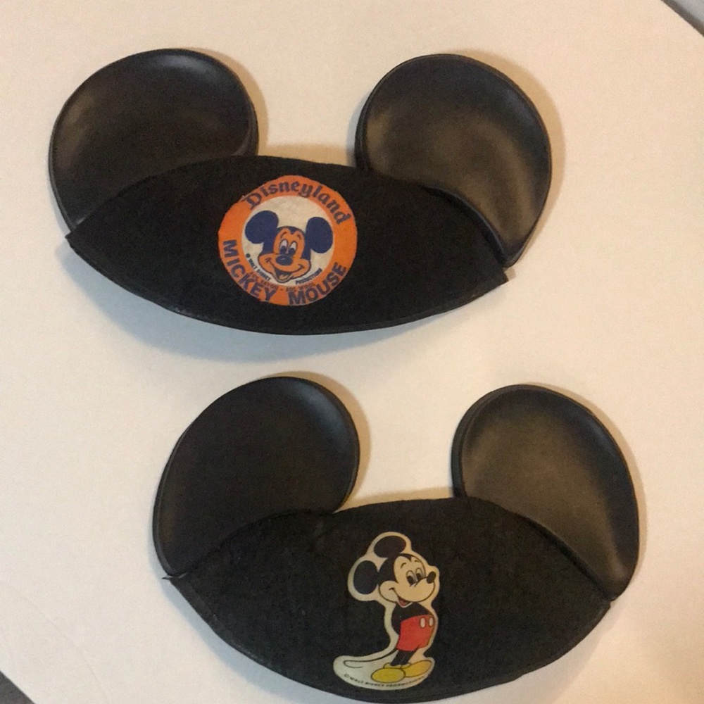 Mickey Mouse Vintage Caps - 2 Caps - mouse ears